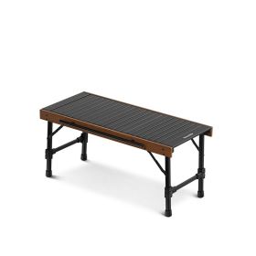 Outdoor Folding Combination Table Camping Barbecue Picnic Beech Wood Table