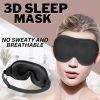 Travel 3D Eye Mask Sleep Soft Padded Shade Cover Rest Relax Sleeping Blindfold