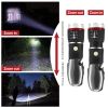 8 In 1 Multi Tool Hammer Zoomable LED Flashlight Emergency Auto Escape Tool