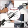 8 In 1 Multi Tool Hammer Zoomable LED Flashlight Emergency Auto Escape Tool