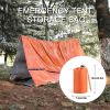 Outdoor Waterproof Emergency Tube Tent Shelter Survival Tent For Two People