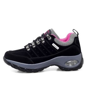 Sneakers Air Cushion Sole Casual Shoes (Option: Black-42)