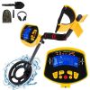 LCD Display Waterproof Disc Metal Detector With Headphone And Small Tools