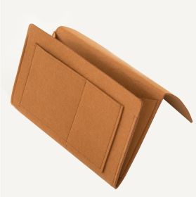 Simple Sofa And Bedside Felt Storage Bag (Option: Khaki-32x22x10cm)